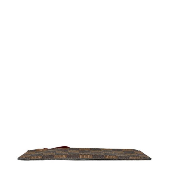 LOUIS VUITTON Damier Coin Case Ebene Brown Leather Ladies - Picture 4 of 10